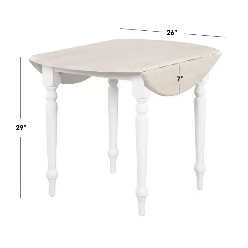5pc Double Drop Leaf Dining Set Wood - Buylateral
