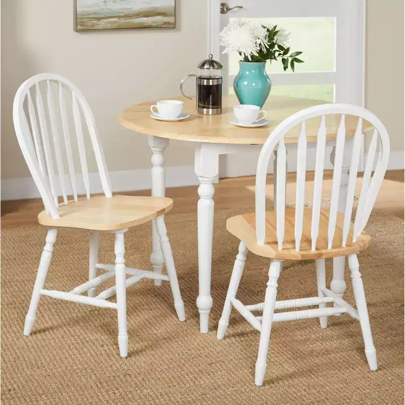 5pc Double Drop Leaf Dining Set Wood - Buylateral