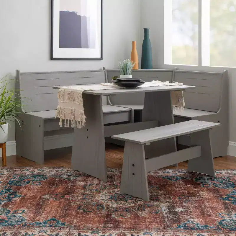 Whatley Corner Nook Dining Set - Linon
