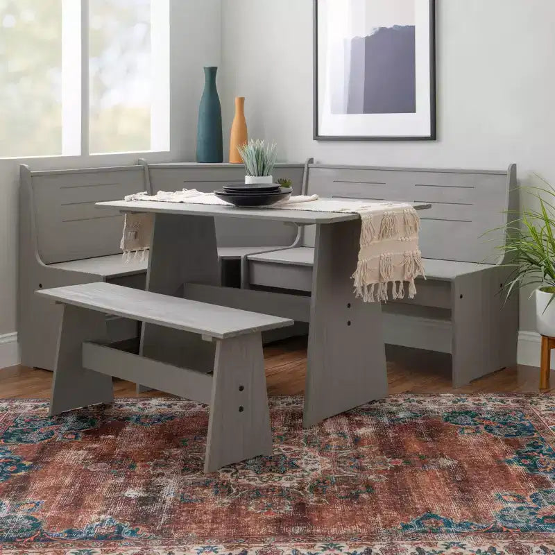 Whatley Corner Nook Dining Set - Linon