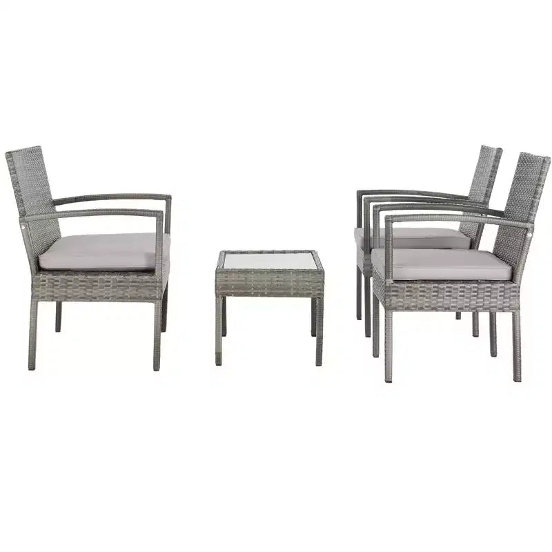 Bassey 4 Piece Living Set - Indoor/Outdoor - PAT7507 - Safavieh