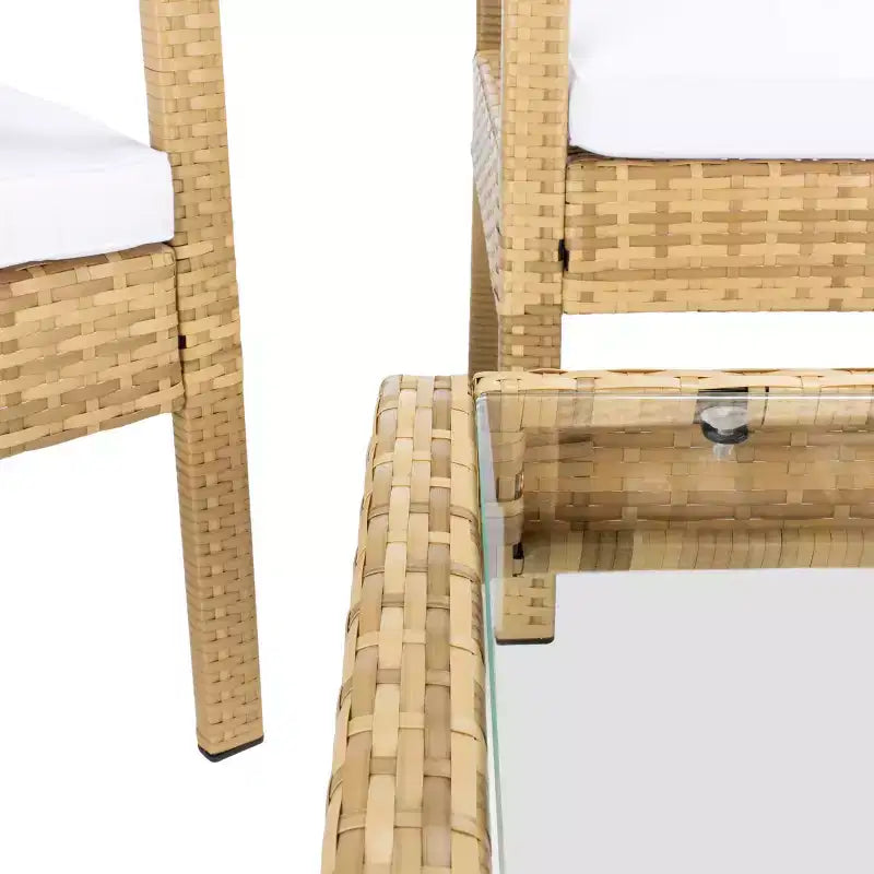Bassey 4 Piece Living Set - Indoor/Outdoor - PAT7507 - Safavieh