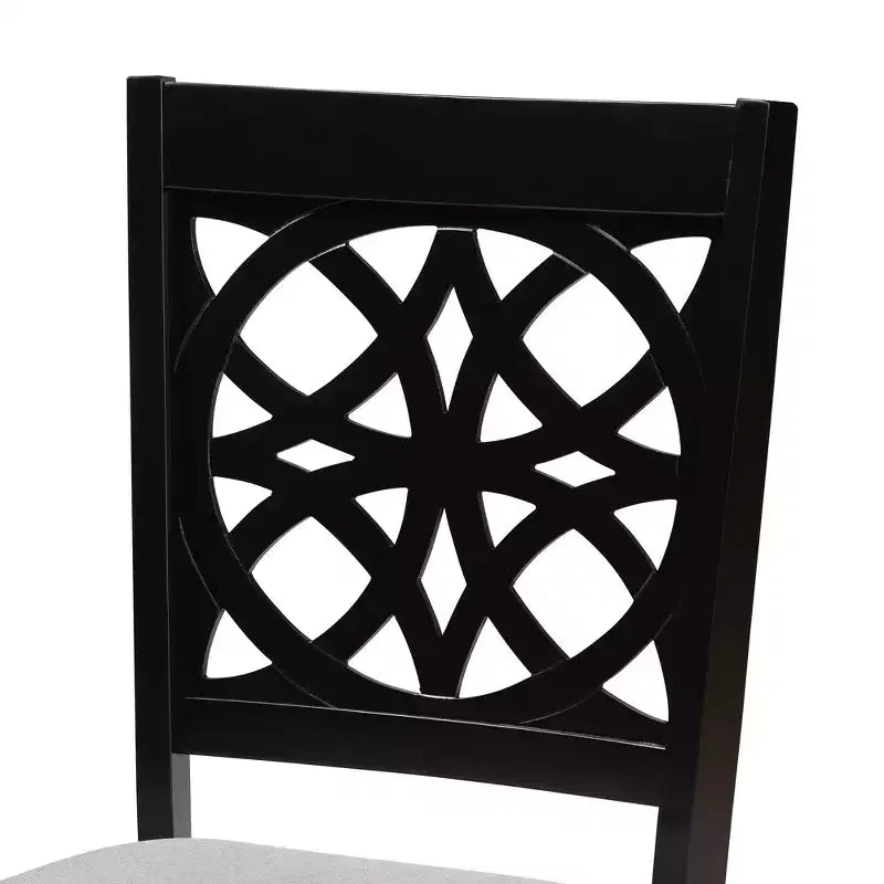 Baxton Studio Abigail Modern Fabric Wood Dining Set