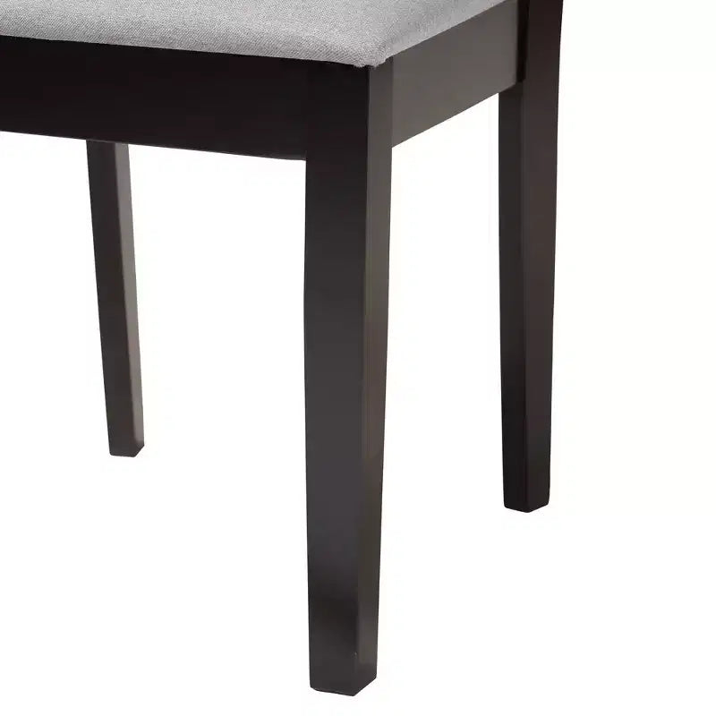 Baxton Studio Abigail Modern Fabric Wood Dining Set