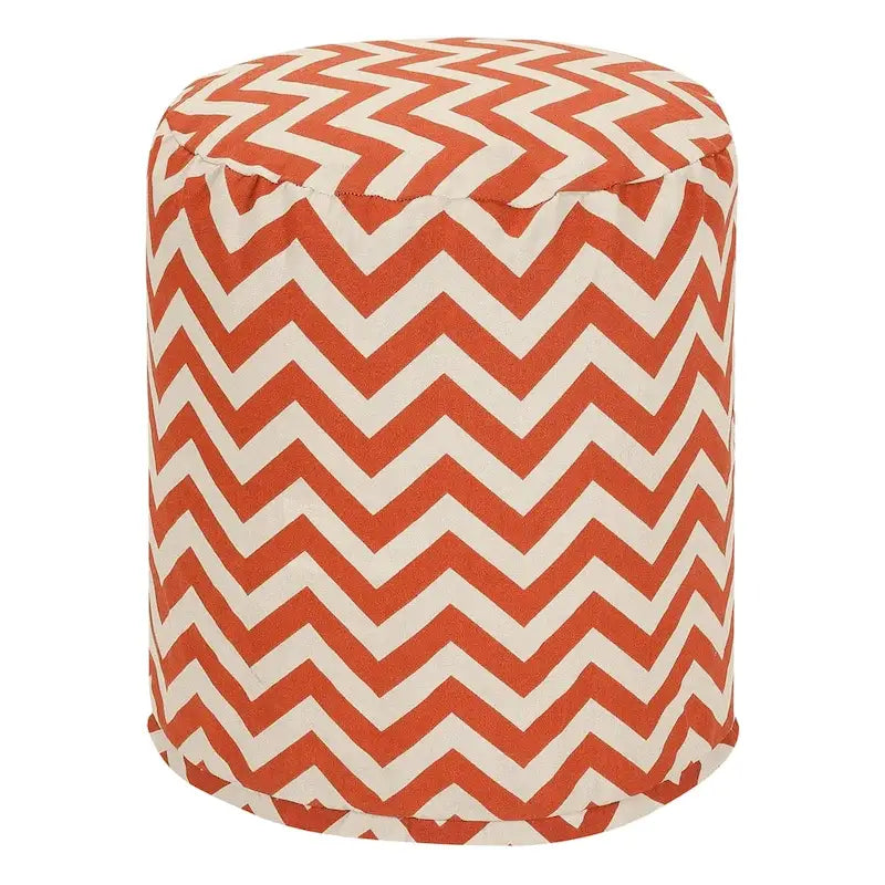 Pouf Chevron Intérieur / Extérieur 40,6 L x 40,6 P x 43,2 H cm