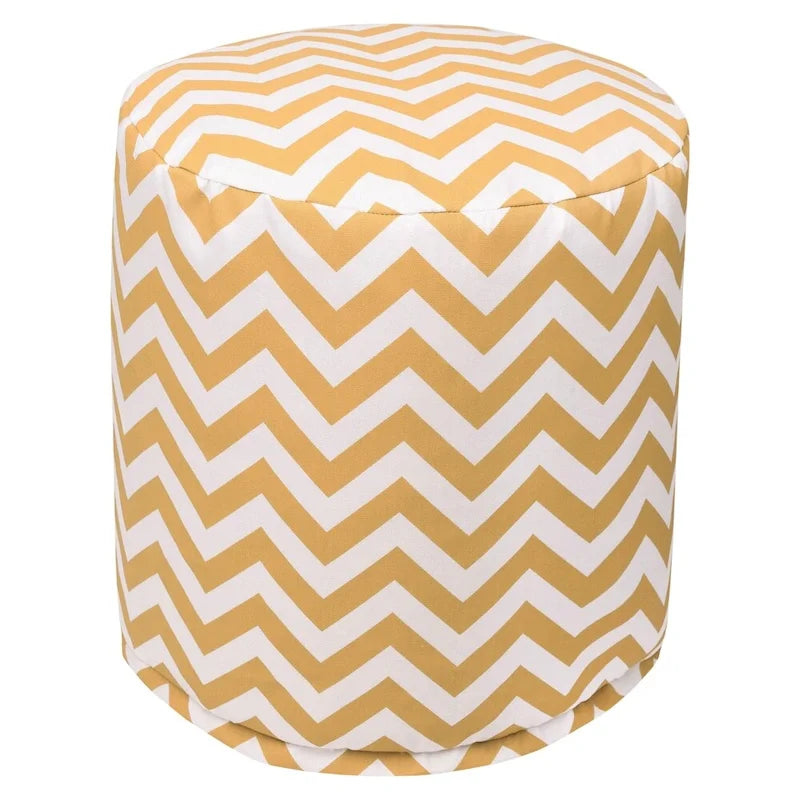 Pouf Chevron Intérieur / Extérieur 40,6 L x 40,6 P x 43,2 H cm