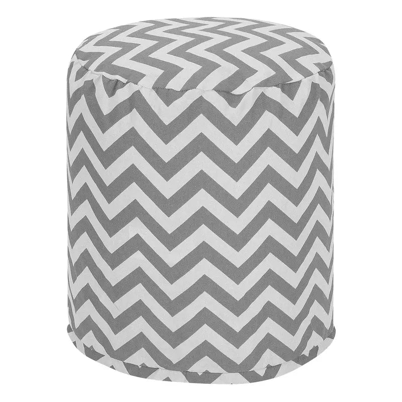 Pouf Chevron Intérieur / Extérieur 40,6 L x 40,6 P x 43,2 H cm