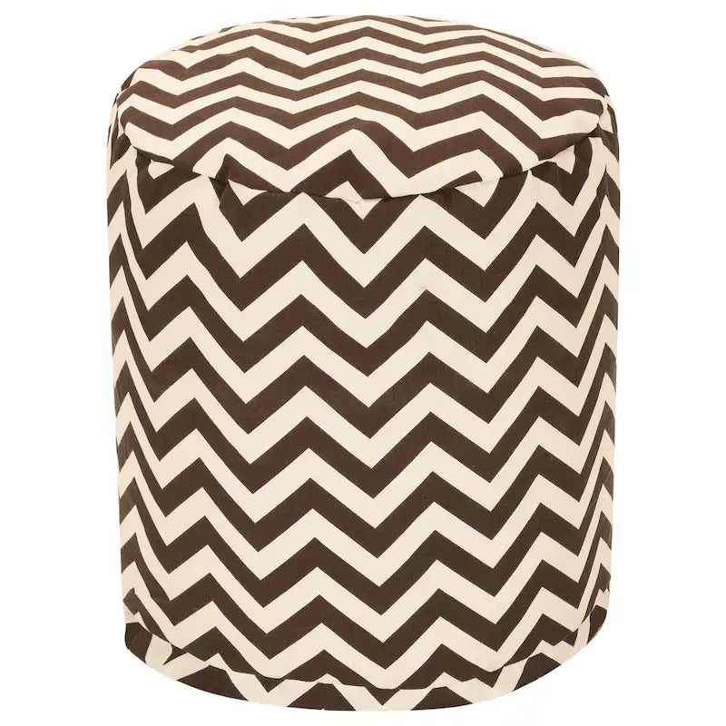 Pouf Chevron Intérieur / Extérieur 40,6 L x 40,6 P x 43,2 H cm