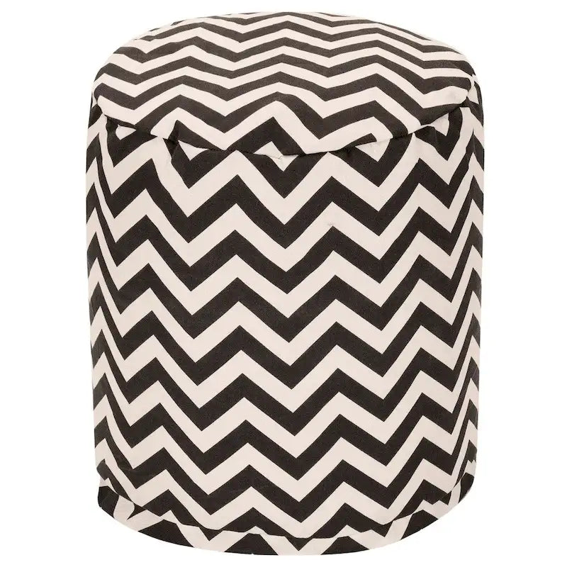 Pouf Chevron Intérieur / Extérieur 40,6 L x 40,6 P x 43,2 H cm