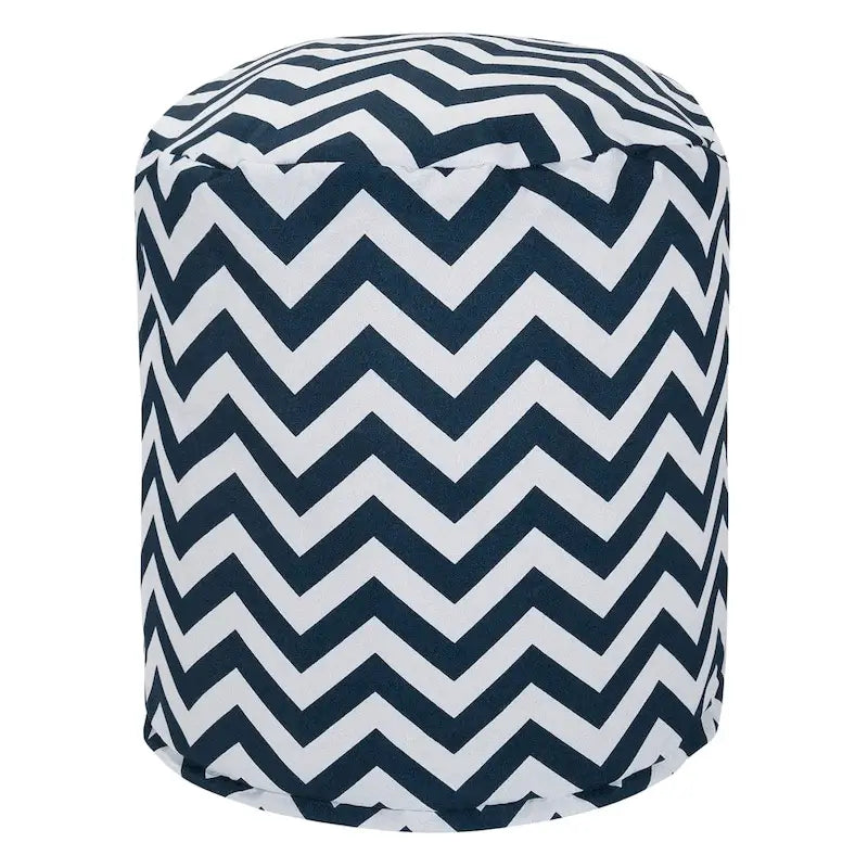 Pouf Chevron Intérieur / Extérieur 40,6 L x 40,6 P x 43,2 H cm