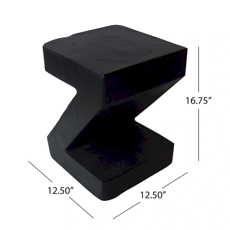 Table d'appoint en béton léger
