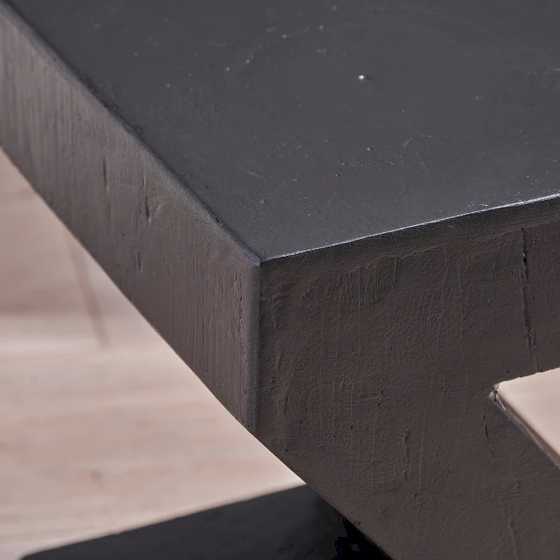 Table d'appoint en béton léger
