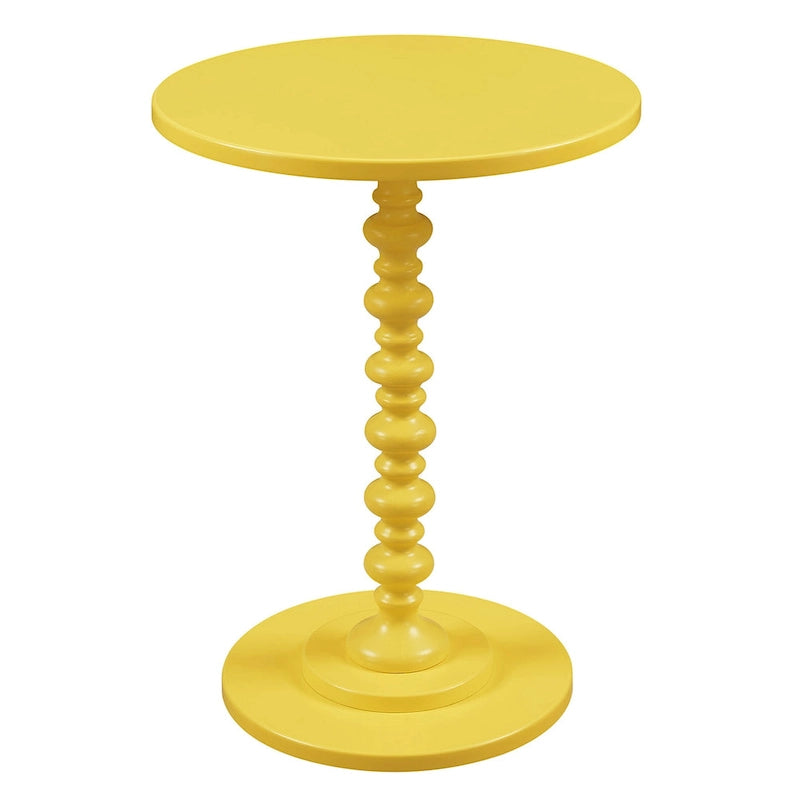 Table ronde à fût central