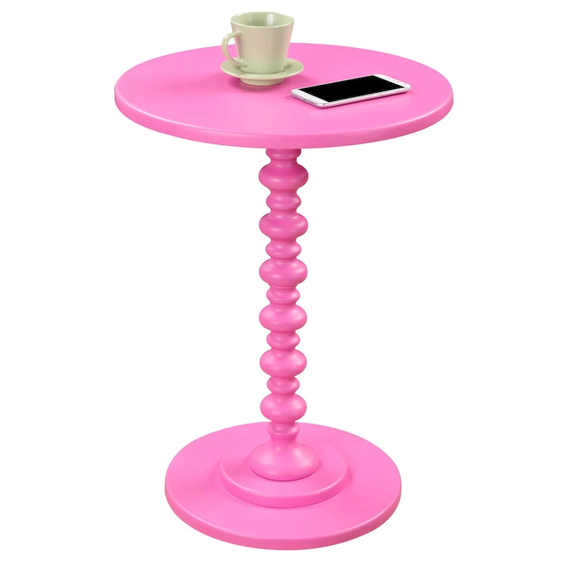 Table ronde à fût central