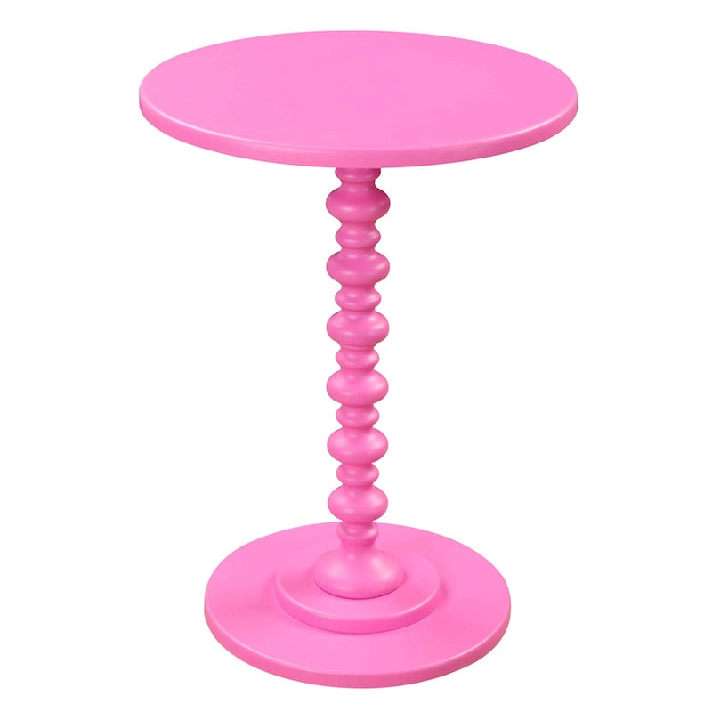 Table ronde à fût central
