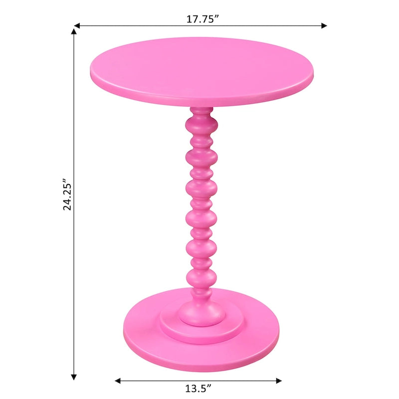 Table ronde à fût central