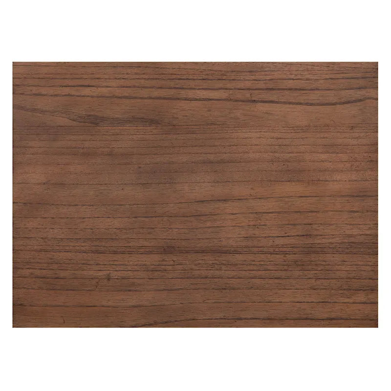 Table basse relevable en bois bicolore avec roulettes