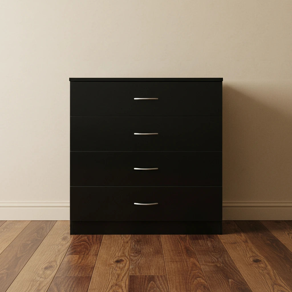 Commode en bois à 4 tiroirs