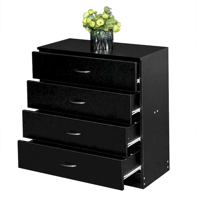 Commode en bois à 4 tiroirs