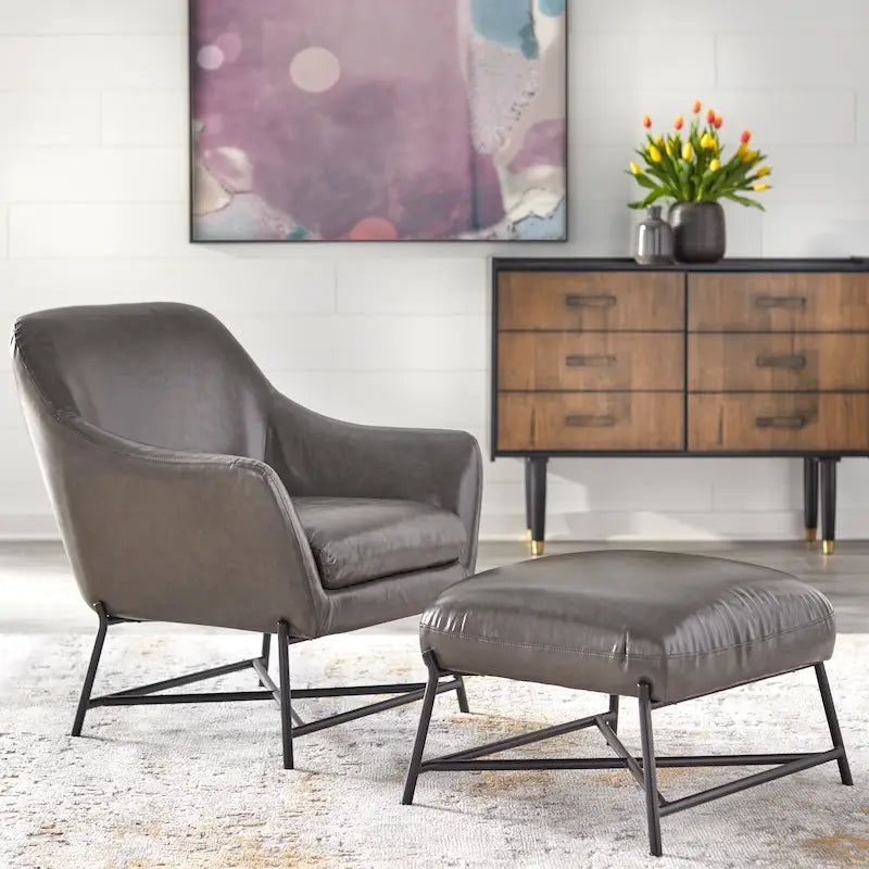 Fauteuil avec repose-pieds