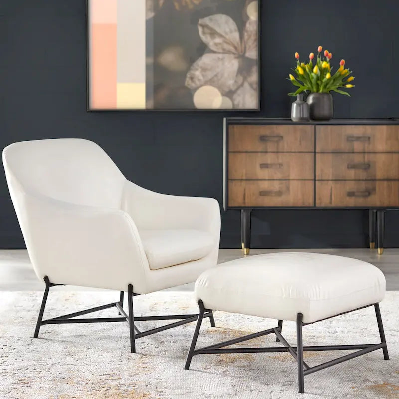 Fauteuil avec repose-pieds