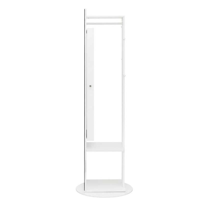 Armoire à bijoux miroir pleine longueur 360 avec portemanteau - S.O.