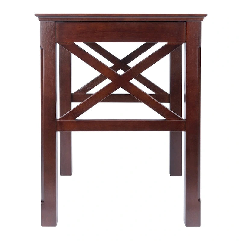 Tables gigognes 3 pièces, Cappuccino - 21.1L x 17.3P x 22.1H.