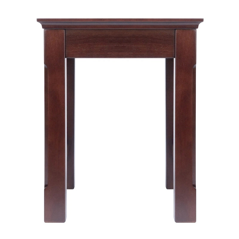 Tables gigognes 3 pièces, Cappuccino - 21.1L x 17.3P x 22.1H.
