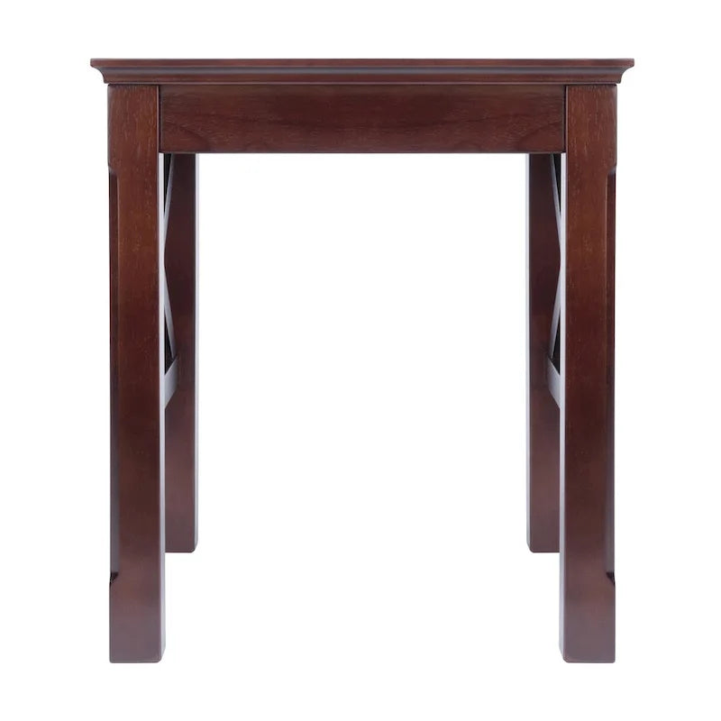 Tables gigognes 3 pièces, Cappuccino - 21.1L x 17.3P x 22.1H.