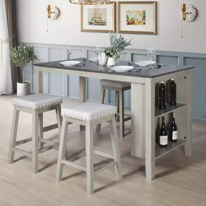 Home Design 5pc Africa Counter Height Dining Set