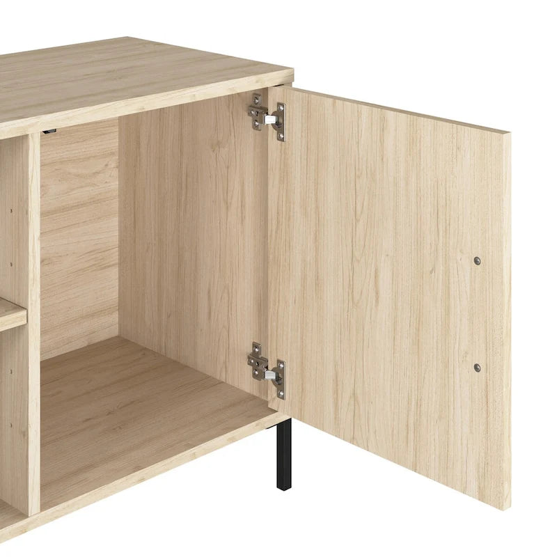 Meuble TV 58W avec portes et étagères