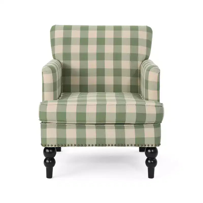 Christopher Knight Home Harrison Contemporary Fabric Upholstered Club Chair with Nailhead Trim