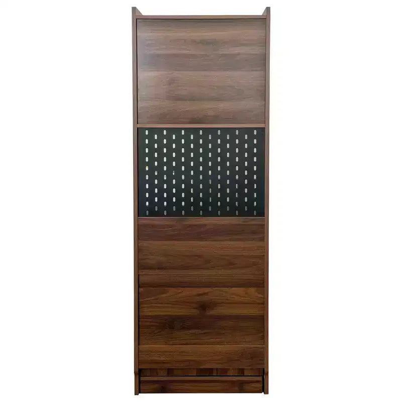 GDFStudio Sinclair Modern 36 Wood Folding Study Table with Storage