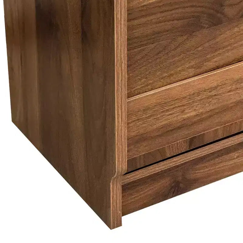 GDFStudio Sinclair Modern 36 Wood Folding Study Table with Storage