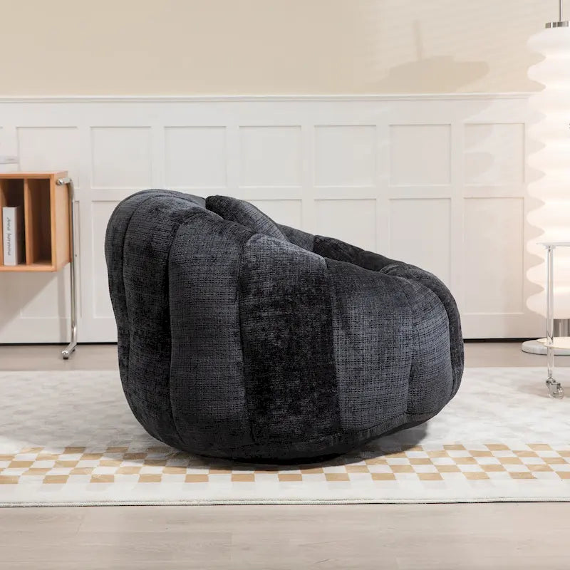 GDFStudio - Laurel Chenille 2-Seater Lazy Sofa with High-Density Foam and Oversized Comfort